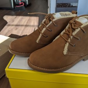 Brown ankle boots from macys-size 8
